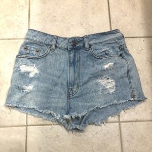 BDG High Waisted Denim Shorts Size 26